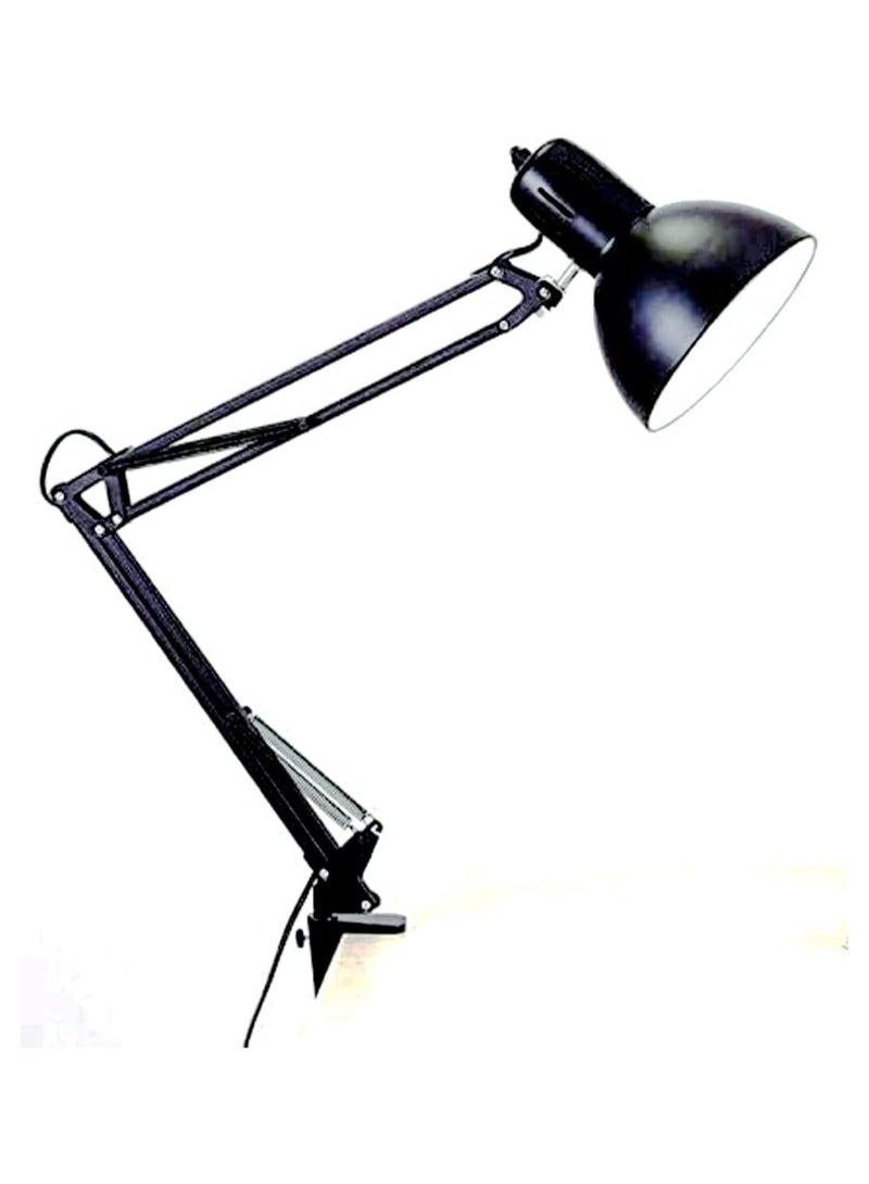 عام مصباح مكتب كلاسيكي معدن، أسود - Image 3